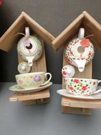 Tea for one   theepot   als vogel  voederhuisje, Huis en Inrichting, Keuken | Servies, Ophalen of Verzenden, Zo goed als nieuw
