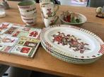 Jet Ter Steege Kerst Servies - Herten, Ophalen, Zo goed als nieuw, Overige stijlen, Aardewerk