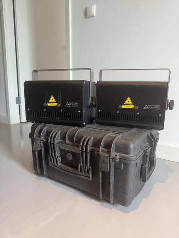 Brightlight lasers 16 watt Pangolin FB4 (2 stuks met case) beschikbaar voor biedingen