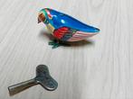 Blikken opwind vogel met sleutel, Ophalen of Verzenden, Zo goed als nieuw
