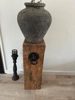 Decoratieve Meerpaal met Ring, Steen, Gebruikt, Overige kleuren, Ophalen of Verzenden