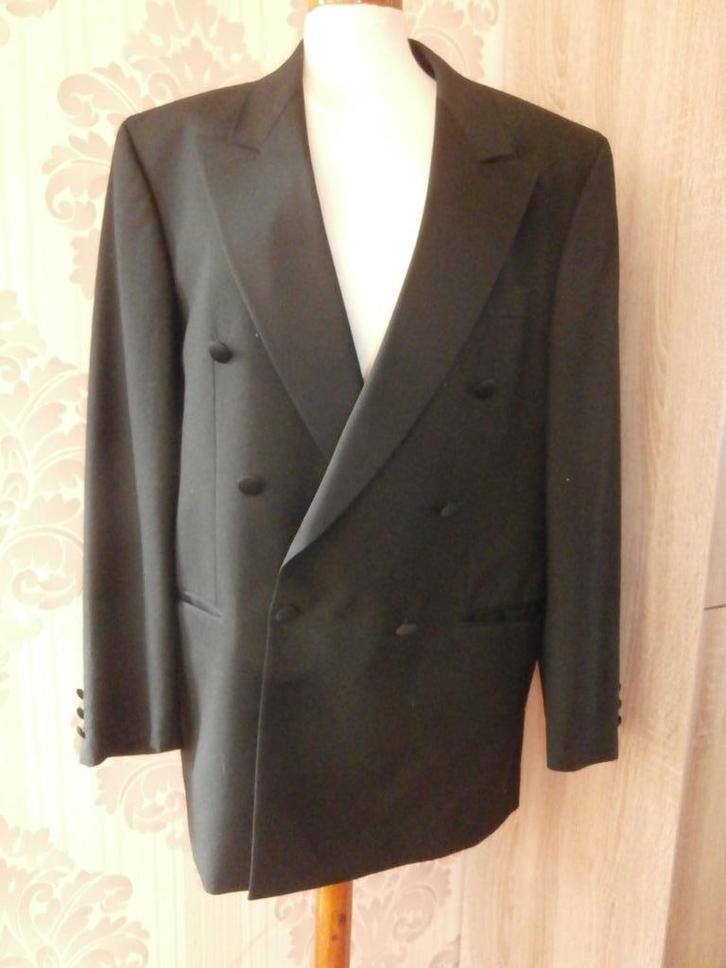 Mooi colbert mt. L. XL. Voor de feestdagen., Kleding | Heren, Kostuums en Colberts, Zo goed als nieuw, Maat 56/58 (XL), Zwart