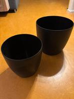2 Elho plantenpotten, Tuin en Terras, Bloempotten, Kunststof, Gebruikt, Rond, Minder dan 40 cm