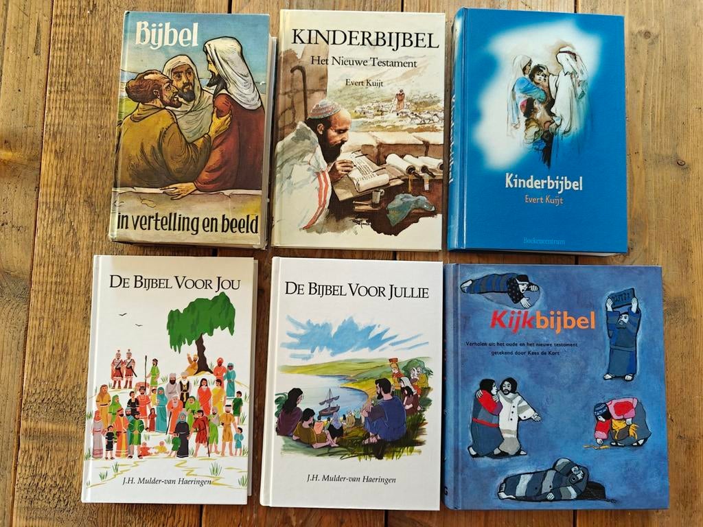 6 Kinderbijbels., Boeken, Ophalen of Verzenden, Zo goed als nieuw