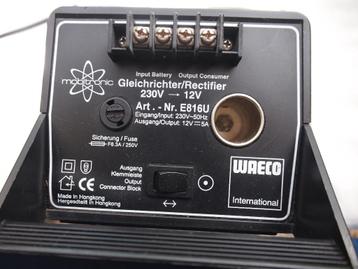 Omvormer 230V naar 12V, Waeco beschikbaar voor biedingen