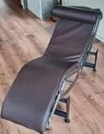 Design Chaise Longue Ligstoel, Huis en Inrichting, Banken | Sofa's en Chaises Longues, Ophalen of Verzenden, Eenpersoons, Leer