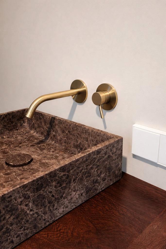 Nieuw: wastafel Kraan goud van IVY, Doe-het-zelf en Verbouw, Sanitair, Nieuw, Kraan, Ophalen of Verzenden