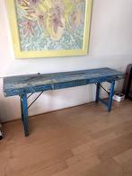 Opklapbare vintage veldtafel, Ophalen, Vintage, 150 tot 200 cm, 25 tot 50 cm