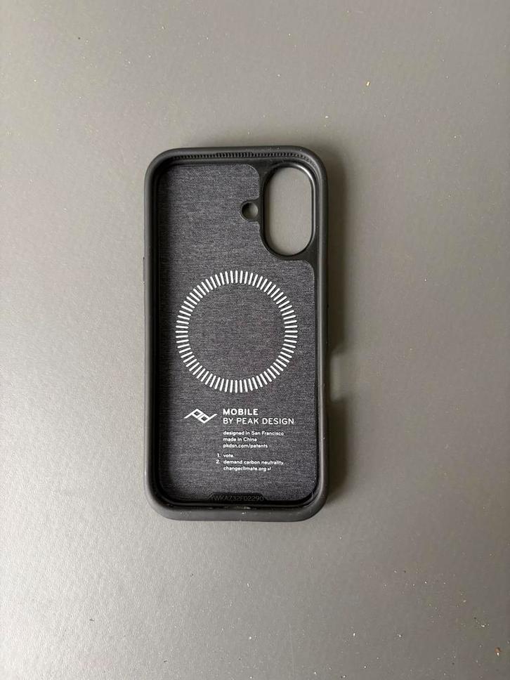 Peak Design Everyday Case iPhone 16, Telecommunicatie, Mobiele telefoons | Hoesjes en Frontjes | Apple iPhone, Zo goed als nieuw