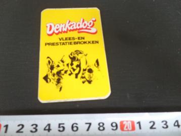 sticker denkadog hond voer vlees- en prestatiebrokken beschikbaar voor biedingen