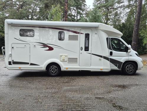 Eura Mobil Terrestra 720 EB Twinbed Solar TV 1eig zr nette s, Caravans en Kamperen, Campers, Bedrijf, tot en met 4, Half-integraal