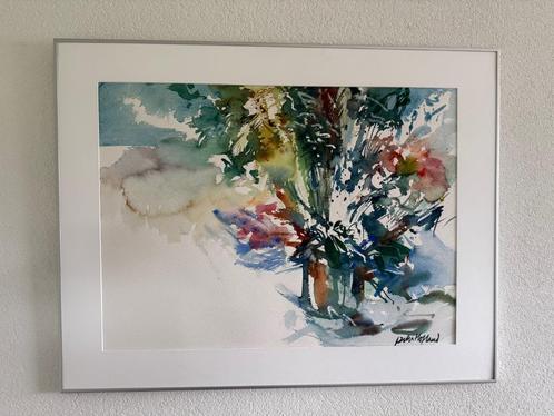 Mooie vaas met bloemen, Antiek en Kunst, Kunst | Schilderijen | Modern, Ophalen of Verzenden