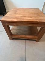 Bijzettafel, Gebruikt, Vierkant, 55 tot 75 cm, Hout