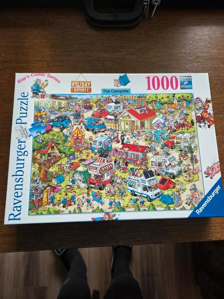 Te koop: 4 Ravensburger legpuzzels, Holiday Resort., Hobby en Vrije tijd, Denksport en Puzzels, Zo goed als nieuw, Legpuzzel, 500 t/m 1500 stukjes