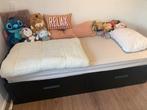 Ikea Brimnes Bedbank met lades, Ophalen, Eenpersoons, Zwart, Zo goed als nieuw