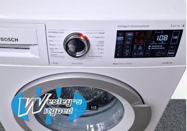 Bosch i-dos serie 8kg A+++ 395,- Wesley's Witgoed, Witgoed en Apparatuur, Wasmachines, Gebruikt, Voorlader, 8 tot 10 kg, Minder dan 85 cm