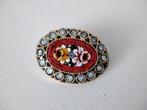 Italiaansw Broche mozaïek, Sieraden, Tassen en Uiterlijk, Broches, Ophalen of Verzenden, Gebruikt