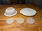 Tupperware puddingvorm, Ophalen of Verzenden, Wit, Overige typen