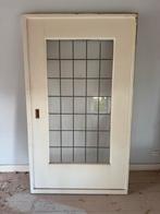 Glas in lood binnendeur / schuifdeur, Ophalen, Gebruikt, 80 tot 100 cm, Binnendeur