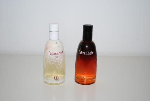 Miniaturen Dior Fahrenheit en Fahrenheit 32, Verzamelen, Parfumverzamelingen, Zo goed als nieuw, Miniatuur, Gevuld, Ophalen of Verzenden