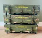 3 Vintage Joegoslavische Munitiekisten met Wieltjes, Ophalen, Gebruikt, 50 tot 100 cm, Minder dan 50 cm