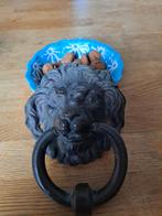 Antieke Leeuwenkop Deurklopper zonder schaaltje, Ophalen of Verzenden, Gebruikt