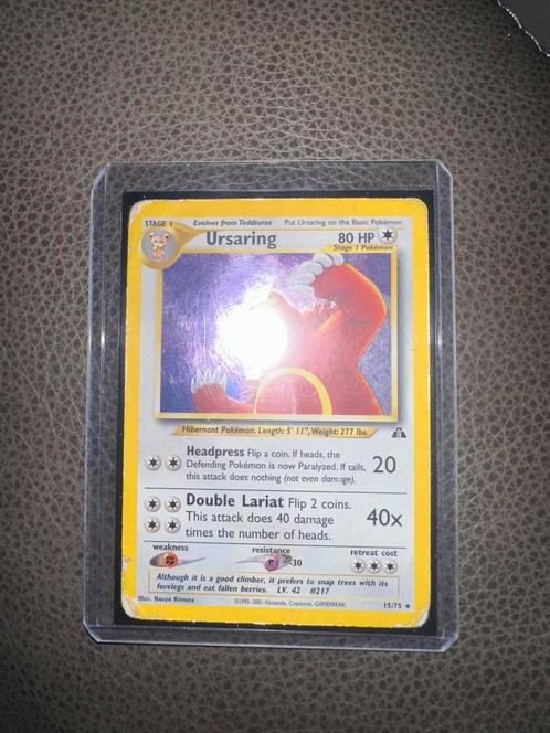 Ursaring - 15/75, Hobby en Vrije tijd, Verzamelkaartspellen | Pokémon, Zo goed als nieuw, Losse kaart, Verzenden