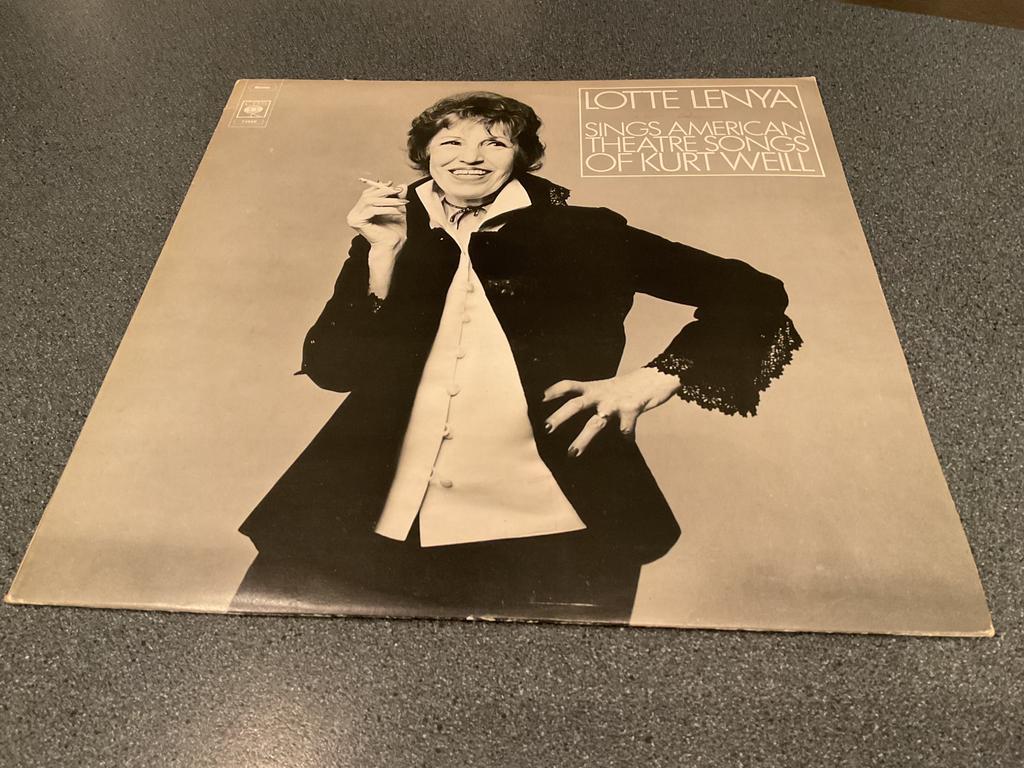 Lotte Lenya sings American theatre songs of Kurt Weill LP, Ophalen of Verzenden, Gebruikt, 12 inch