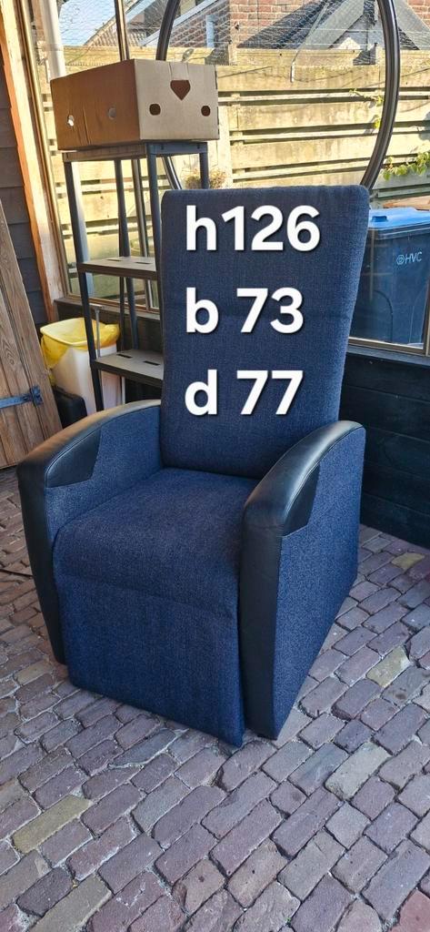 Relax stoel / elektrisch verstelbare / ligstoel  / bezorgen, Huis en Inrichting, Fauteuils, Zo goed als nieuw, 75 tot 100 cm, Ophalen of Verzenden
