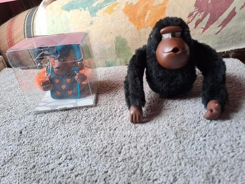 Kipling Aap Frank en grote zwarte aap, Verzamelen, Poppetjes en Figuurtjes, Zo goed als nieuw, Ophalen of Verzenden
