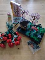 Lego Icons Botanicals Japanse tuin, rozen, kersenbloesem, Ophalen of Verzenden, Gebruikt, Losse stenen, Lego