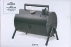 ZWARTE GUSTA BBQ COMPACTE GRILL SMOKER ROKER, Tuin en Terras, Houtskoolbarbecues, Verzenden, Nieuw