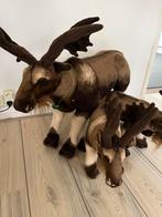 Rendier set van pluche, Ophalen, Zo goed als nieuw