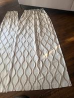 Gordijnen - 3x 77cm, 1x 115cm - Lengte 255cm, Huis en Inrichting, Gebruikt, 200 cm of meer, Wit, 50 tot 100 cm