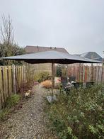 Glatz Piazzino parasol 300x300cm (incl. voet en hoes), Ophalen, Verstelbaar, Gebruikt, Stokparasol