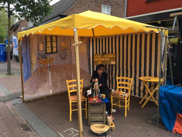 Tent Vincent verhuur – compacte frametent 33 m, Tuin en Terras, Partytenten, Zo goed als nieuw, Partytent, 2 meter of meer, Minder dan 5 meter