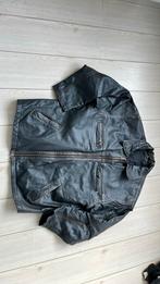 Echt leren jas xl l dames heren unisex zwarte jaa, Ophalen of Verzenden, Gedragen, Maat 46/48 (XL) of groter, Zwart