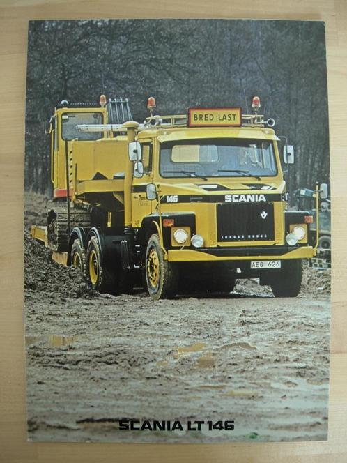 Scania LT146 Brochure 1980 – LT 146 6x4 Torpedo - 141 V8, Boeken, Auto's | Folders en Tijdschriften, Zo goed als nieuw, Overige merken