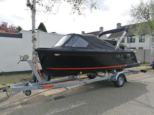Maxima 600 tender 60PK gebruik ligplaats Biesbosch tm 31 okt, Watersport en Boten, Sloepen, Zo goed als nieuw, 3 tot 6 meter, Buitenboordmotor