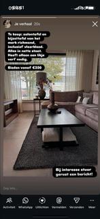 Salon tafel bij zet tafel en vloer kleed, Huis en Inrichting, Tafels | Salontafels, Ophalen, 50 tot 100 cm, Zo goed als nieuw