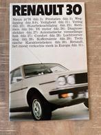 Brochure Renault 30 1977 Nederlandstalig, Boeken, Ophalen of Verzenden, Zo goed als nieuw, Renault