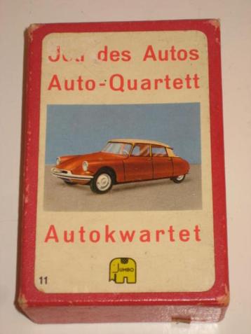 Auto kwartet Jumbo 11 Jeu des autos Oldtimers 5e druk beschikbaar voor biedingen