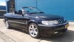 Saab 9-3 2.0 Turbo Cabrio 2003 Zwart, Auto's, Saab, Voorwielaandrijving, Cabriolet, 4 stoelen, Zwart