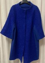 Alpaca jas blauw 38/40, Kleding | Dames, Ophalen of Verzenden, Nieuw, Maat 38/40 (M), Blauw