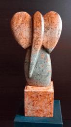 Art deco abstract sculptuur van olifant - Steen (mineraal), Ophalen of Verzenden