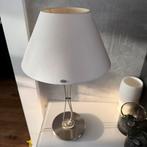 Tafellamp Lumina met stoffen kap en metalen voet, Huis en Inrichting, Lampen | Tafellampen, Ophalen, Zo goed als nieuw, Stof, 50 tot 75 cm