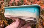 Bonsai schaal Turquoise geglazuurd Japans 14,7x10,7x4,2, Tuin en Terras, Bloempotten, Ophalen of Verzenden, Zo goed als nieuw