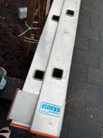 Te koop: Krause dubbele ladder – 4,36, Ophalen, Gebruikt, Ladder, 4 meter of meer