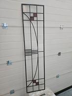 Glas in lood raampje 30,3x128,5cm, Doe-het-zelf en Verbouw, Glas en Ramen, Ophalen, Gebruikt, Minder dan 80 cm, Minder dan 80 cm