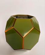 Kare Design Vaas - Groen/Goud - 19cm, Huis en Inrichting, Woonaccessoires | Vazen, Ophalen of Verzenden, Minder dan 50 cm, Groen